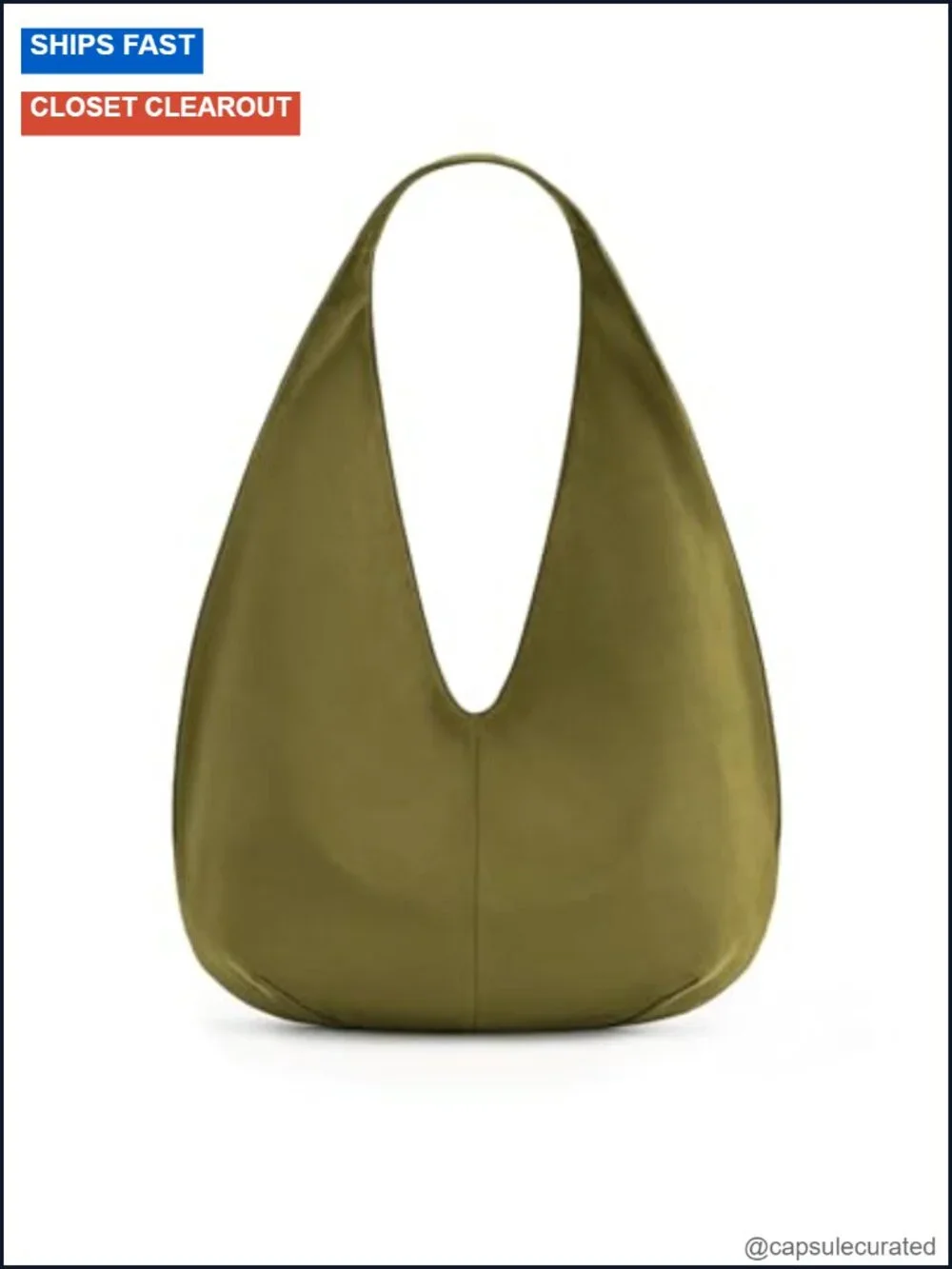 Faux Suede Hobo Shoulder Bag Fits iPad Pro